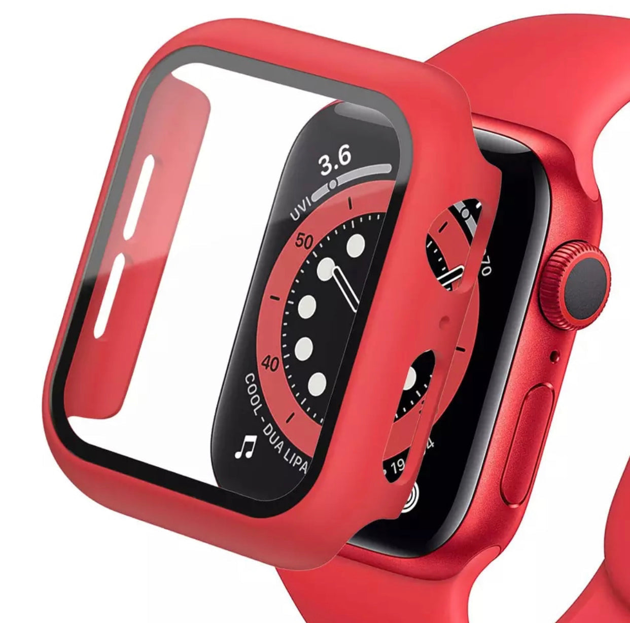 Premium Multi-Colour 2 in 1 Tempered Glass Shockproof Apple Watch Case- for selected Apple Watch in 44mm - Super Savings Technologies Co.,LTD Premium Multi-Colour 2 in 1 Tempered Glass Shockproof Apple Watch Case- for selected Apple Watch in 44mm - Super Savings Technologies Co.,LTD